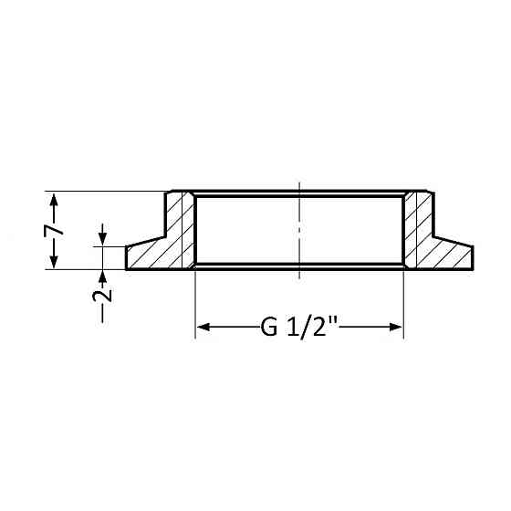 Контрагайка-шайба Thermo Alliance Standart 1/2" SD40615 Київ