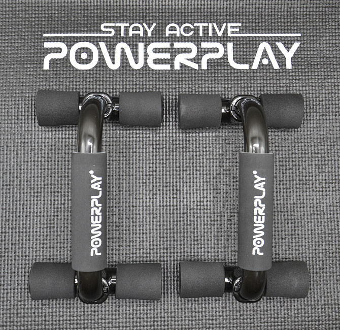Упори для віджимань PowerPlay 4316 Push Up Bars пластикові (Скошені) Каменское - изображение 8