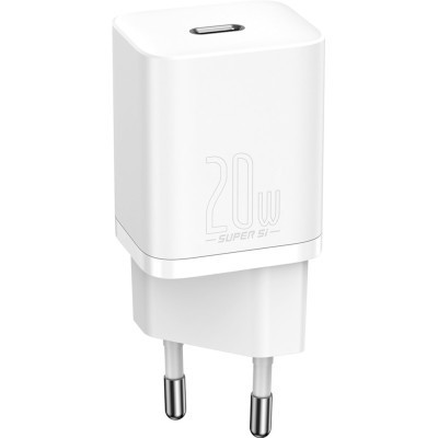 Зарядний пристрій Baseus Super Si Quick Charger 1C 20W EU White (CCSUP-B02) Вінниця - фото 1