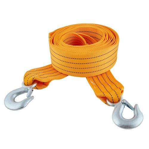 Буксировочный трос ТР-250-8-1, 8т, лента 75мм х 6м, оранжевый, 2 крюка, сумка Харьков - изображение 2