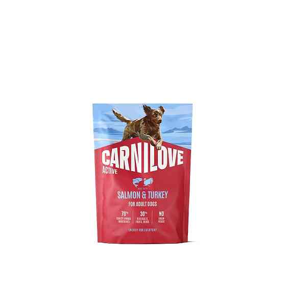 Корм сухой Carnilove Active Salmon & Turkey для собак лосось и индейка 1,5 кг Киев