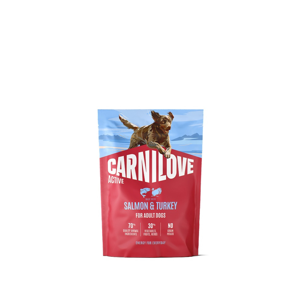 Корм сухой Carnilove Active Salmon & Turkey для собак лосось и индейка 1,5 кг Киев - изображение 1