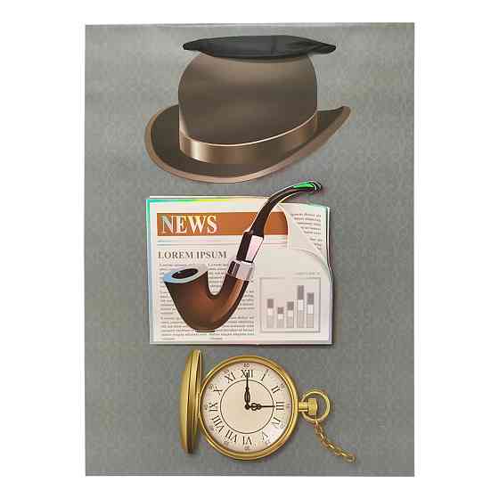 Подарунковий пакет "Джентельмен" 2379L, 40 х 30 х 0,1 Вид 3 Вінниця