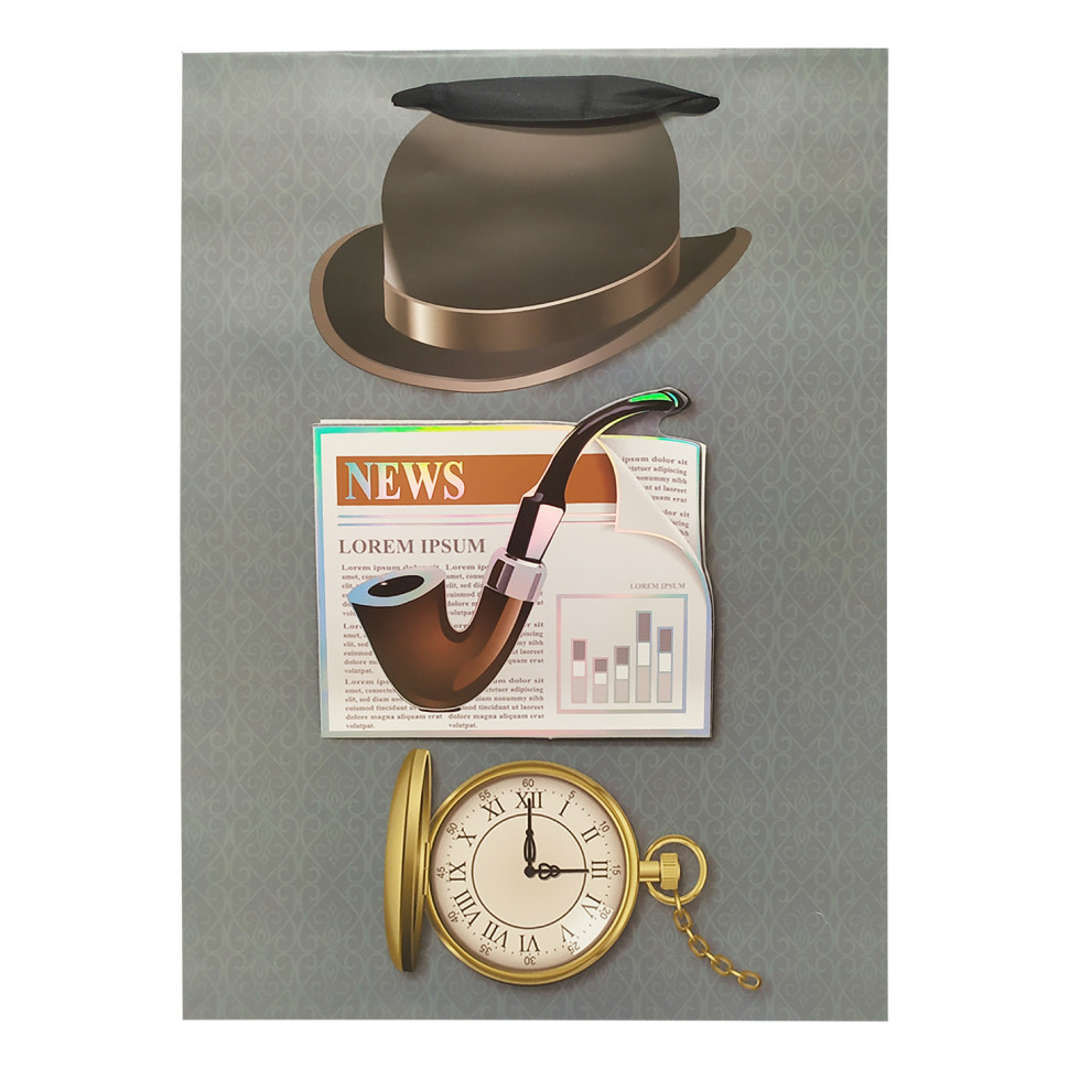 Подарунковий пакет "Джентельмен" 2379L, 40 х 30 х 0,1 Вид 3 Вінниця - фото 1