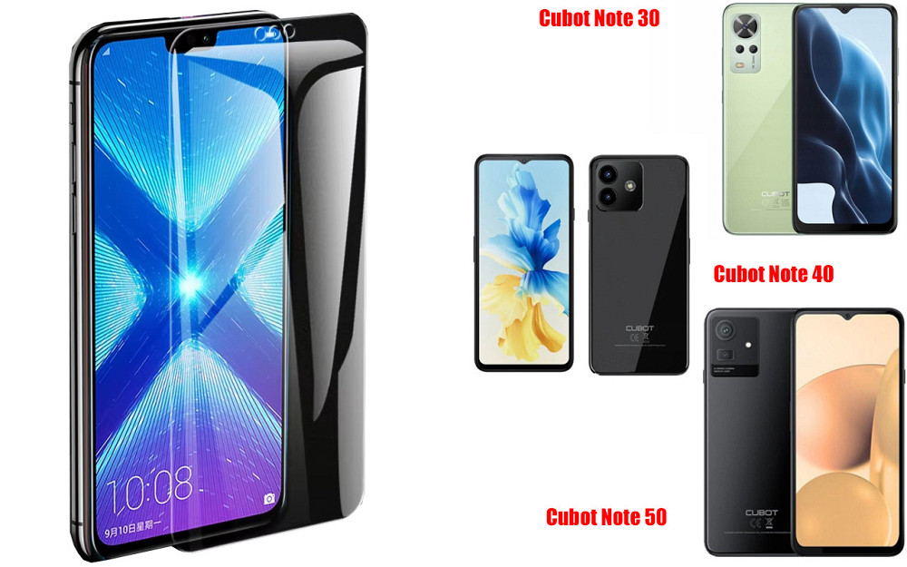 Защитное стекло NeoGlass для Cubot Note 30, Cubot Note 40, Cubot Note 50 – ультрапрозрачное и устойчивое Киев - изображение 2