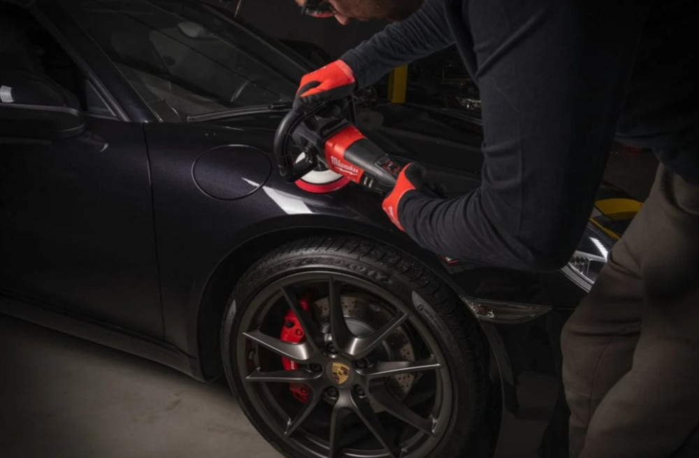 Машина полірувальна кутова акумуляторна MILWAUKEE M18 FAP180-0, O диска 180мм (+ полірувальна платформа, Одеса - фото 10