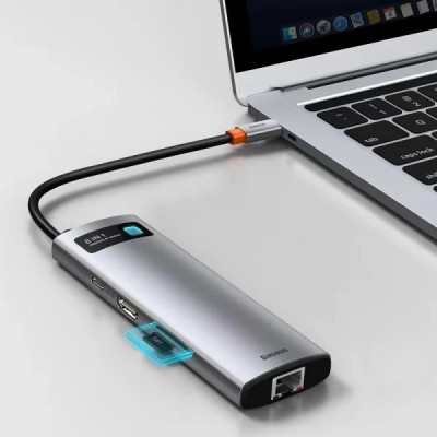 Концентратор Baseus USB-C 8-in-1 (CAHUB-CV0G) Вінниця - фото 6