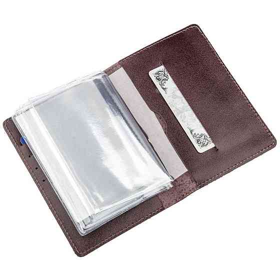 Велика обкладинка на водійські документи SHVIGEL 13986 Коричнева Київ