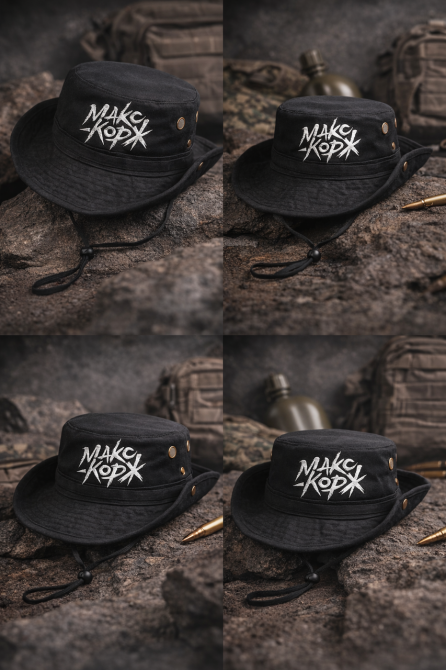 Панама «Макс Корж» з принтом логотипа Чернівці - фото 2