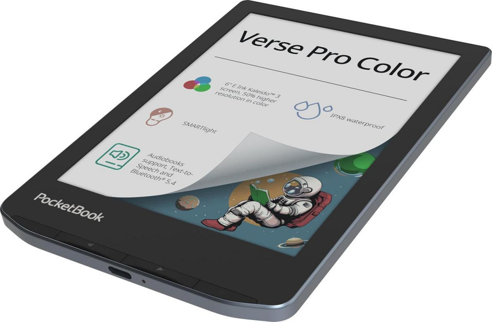 Електронна книга PocketBook 634K3 Verse Pro Color Stormy Sea (PB634K3-1-CIS) чорно-блакитний Харків - фото 6