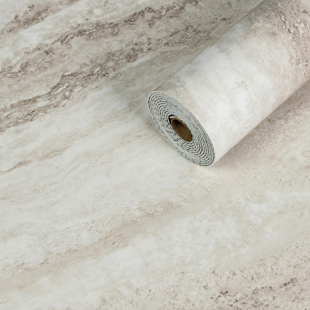 Самоклеюча вінілова плитка в рулоні 600х3000х2мм Перламутровий мармур Глянсова SW-00001283 Київ - фото 1