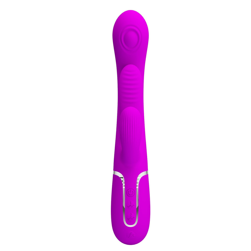 Вибратор с стимулятором клитора PRETTY LOVE - Shonia Purple 3 in 1, BW-500041 Sex Aura Киев - изображение 4