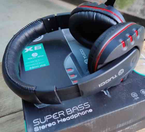 Игровые наушники TUCCI TC-X6 с микрофоном 3,5 мм. Киев