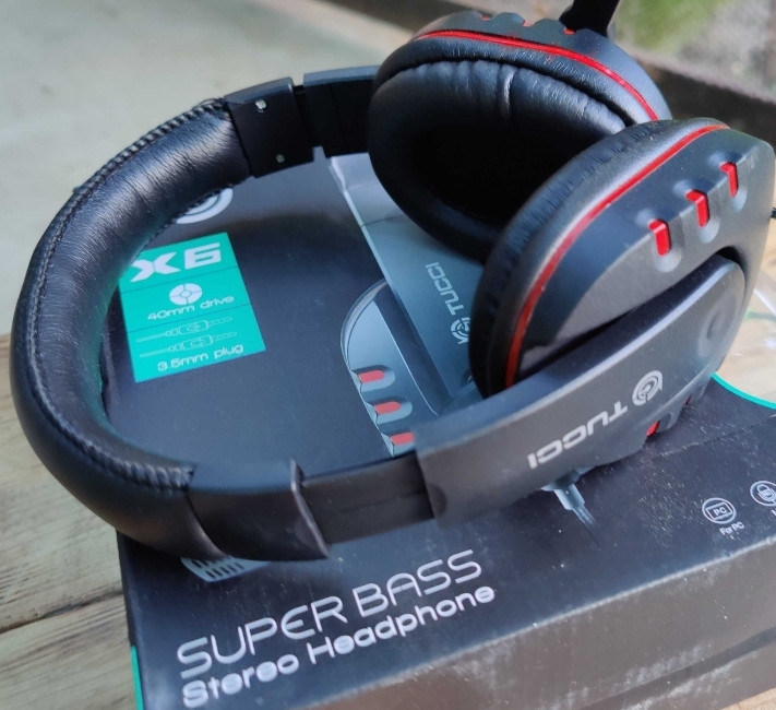 Игровые наушники TUCCI TC-X6 с микрофоном 3,5 мм. Киев - изображение 1