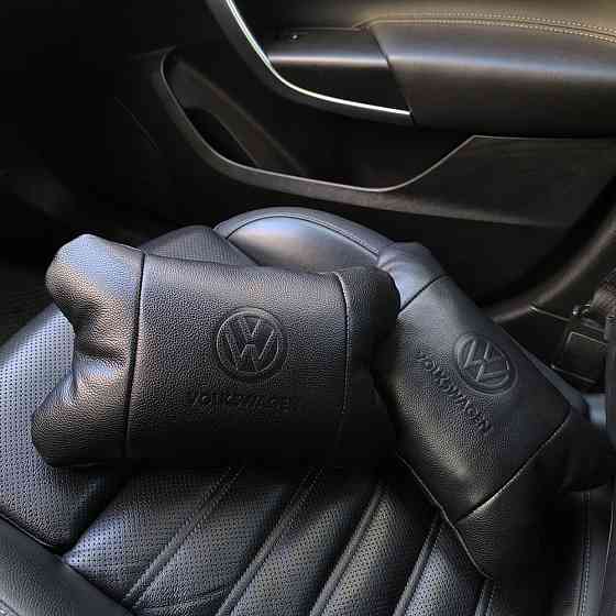 Подушка для поддержки головы в машине Volkswagen, Подушка подголовник для дороги, Подарок водителю EQ-86 Львов