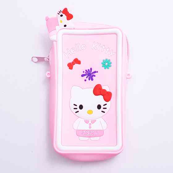 Дитяча силіконова сумочка-гаманець 17*9*2 см Рожевий HP-55-21P Коломыя