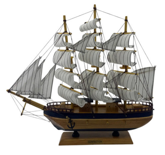 Статуэтка из дерева морская Корабль Киев - изображение 1