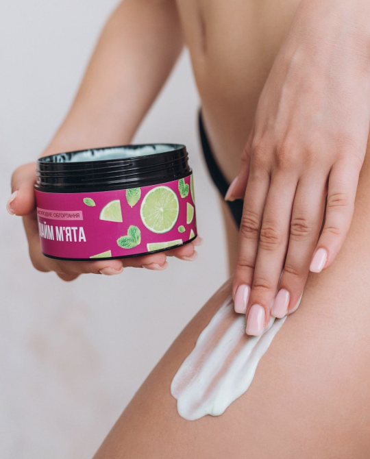 Холодный антицеллюлитный набор для похудения Скраб+Обертывание+Масло Reclaire cosmetics Киев - изображение 10