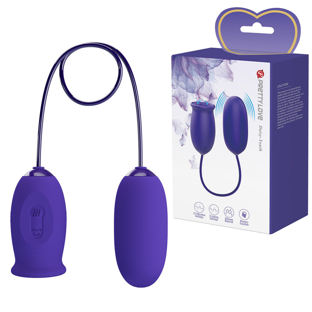 Віброяйце - Pretty Love Daisy-Youth Wireless Egg Blue Sex Aura Київ - фото 1