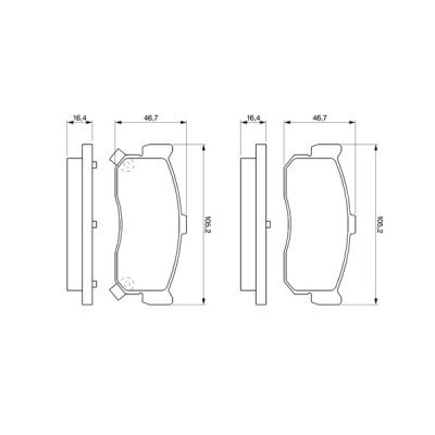 Тормозные колодки Bosch 0 986 461 144 Винница - изображение 3