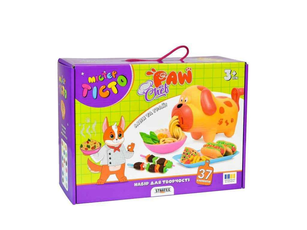 Набор для творчества Мистер тесто Paw Chef на украинском языке 41036 ТМ STRATEG Киев - изображение 1