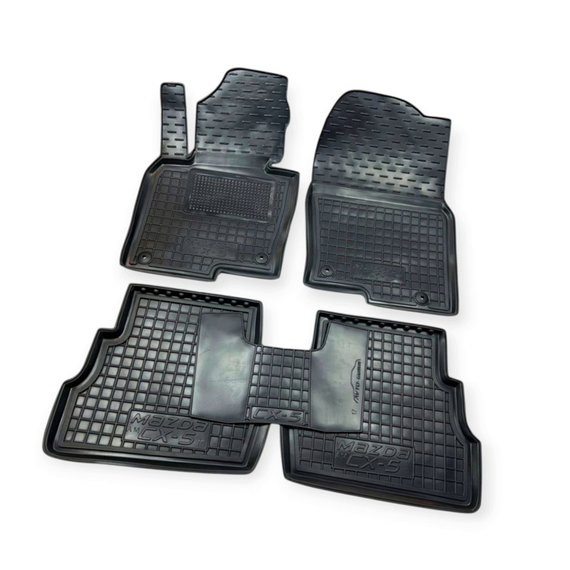 Килимки Mazda cx-5 2017-> борт 2,5 см, з перемичкою салону Мукачево - фото 1