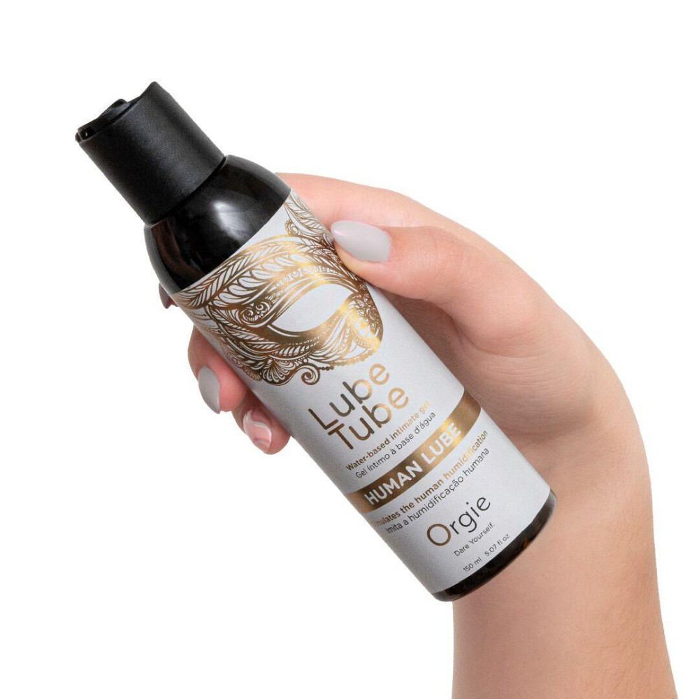 Лубрикант на водній основі Orgie Lube Tube Human Lube, 150 мл, імітація природної змазки та слини Sex Aura Київ - фото 2