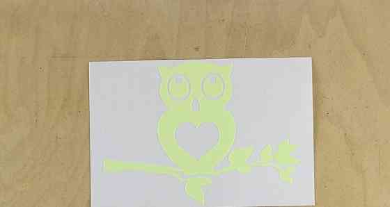 Світна наклейка "Сова" Київ