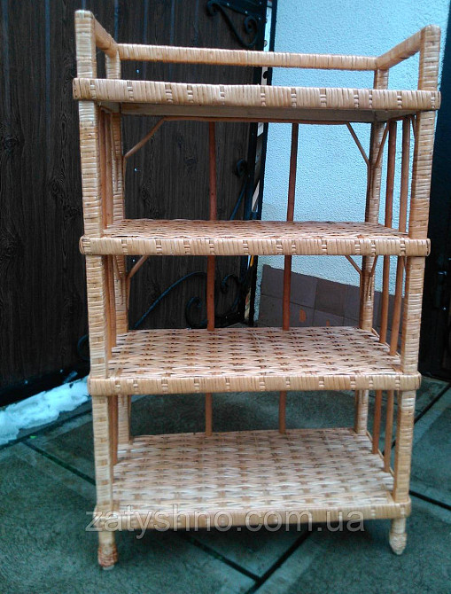 Стеллаж плетеный на 5 полок Киев - изображение 4