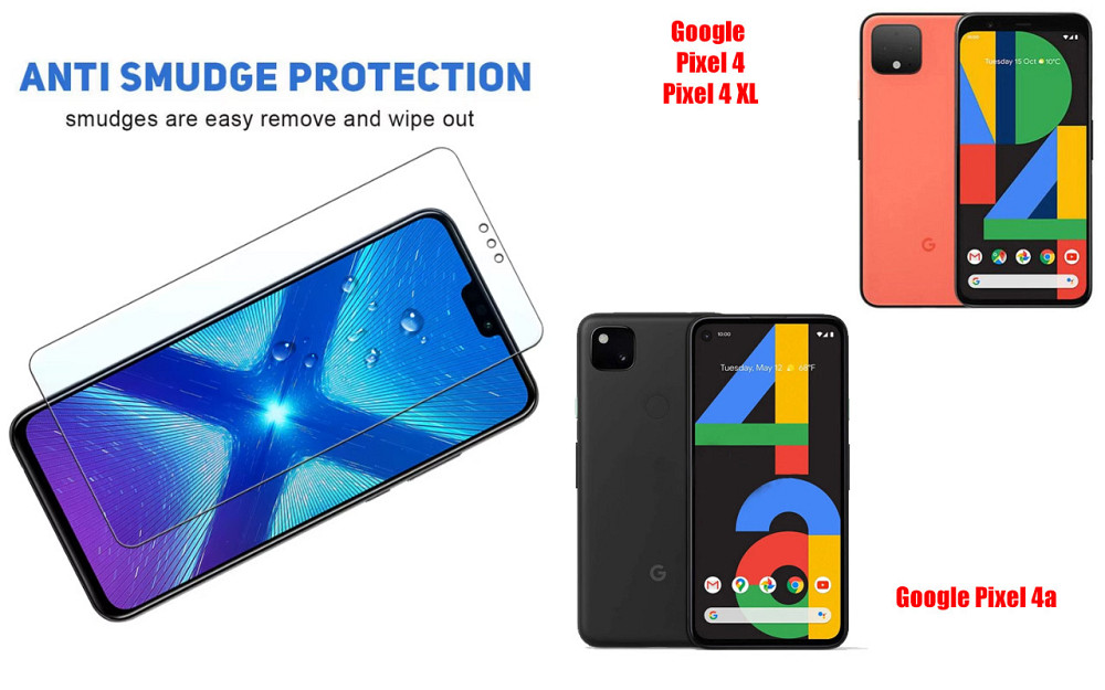 Защитное стекло NeoGlass для Google Pixel 4, Pixel 4a, Pixel 4 XL – ультрапрозрачное и устойчивое Киев - изображение 3
