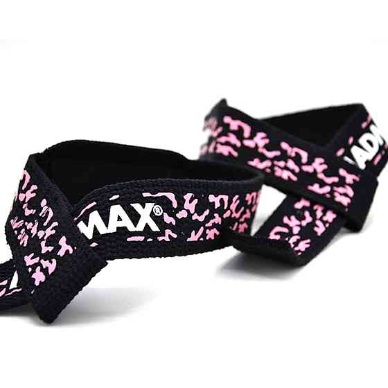 Лямки для тяги MadMax Camo Power Wrist Straps Camo/Pink Київ