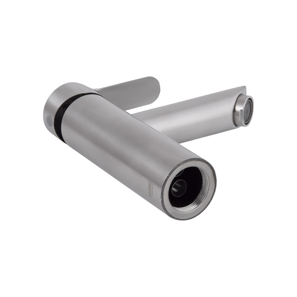 Змішувач для раковини Brinex Pure 001F низький Nickel BRIPUR001FNKL Київ - фото 3