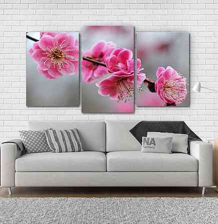 Модульна картина Квіти Весна Art-229_3 Київ