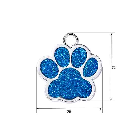 Адресник для кота Silver Paw Blue 25x27 мм Київ