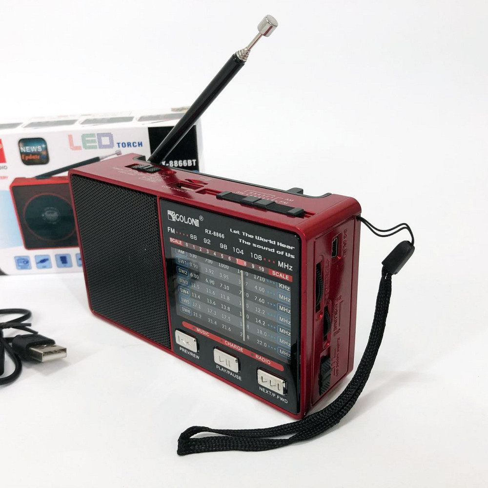 Аналоговий радіоприймач з хорошим звуком, Радіоприймач 220v, Радіо з підтримкою флеш-карт DW-84 Львів - фото 7