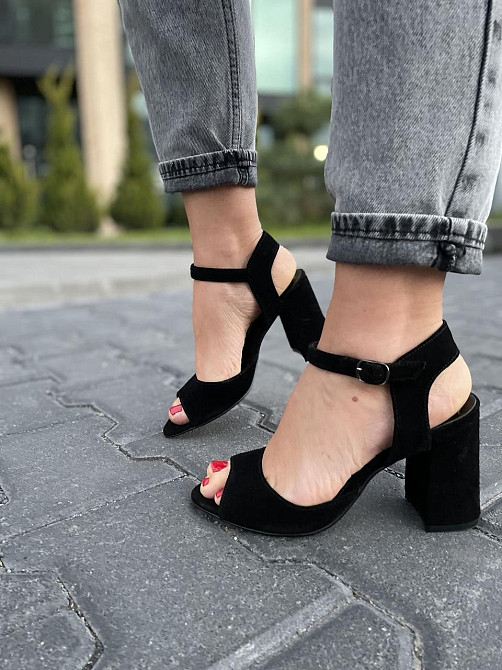 Nivelle Босоніжки жіночі NIVELLE 1897/9510-9544 чорні (літо, замша натуральна) (3709) Коломия - фото 1