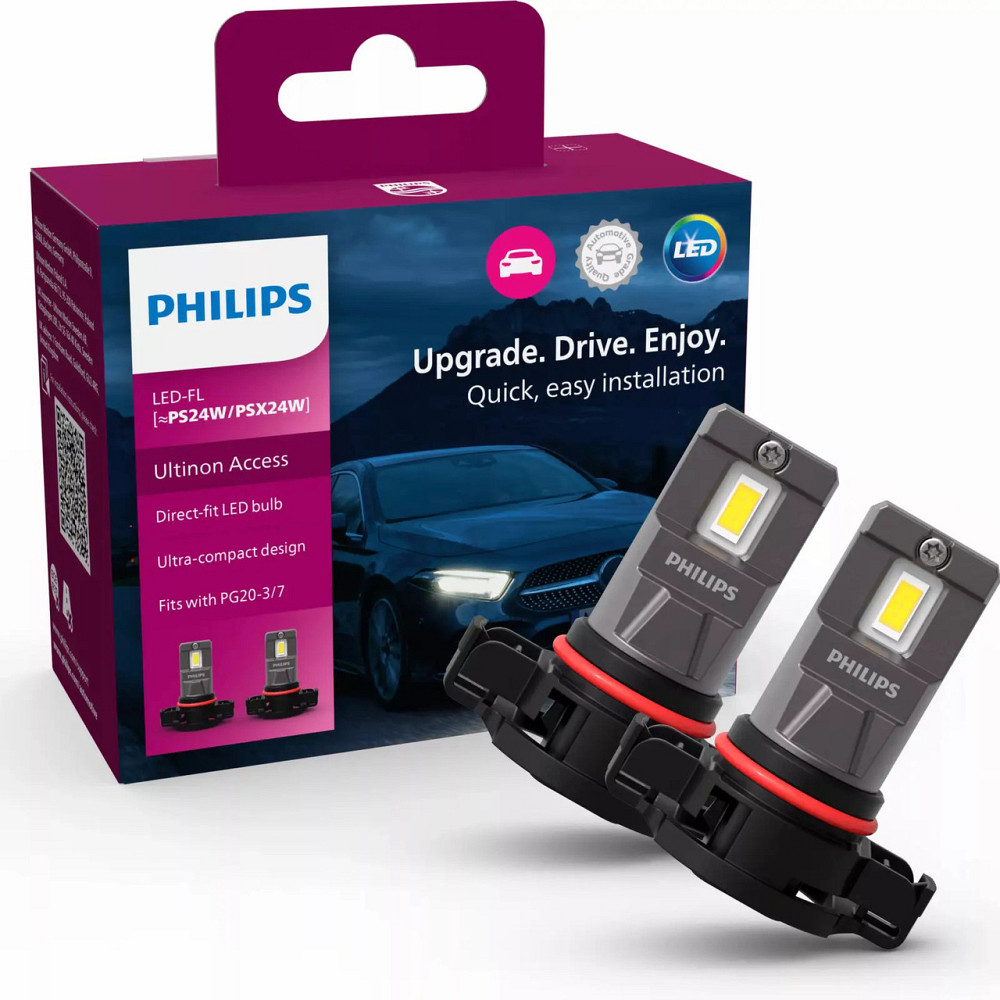 Комплект світлодіодних ламп PHILIPS 11086U2500CX Ultinon Access PS24W/PSX24W Харків - фото 1