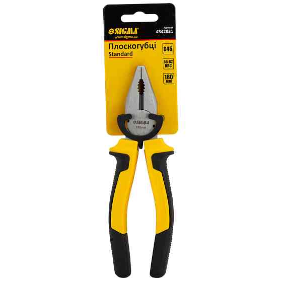 Sigma Плоскогубцы 180мм Standard SIGMA (4342031) Коломия