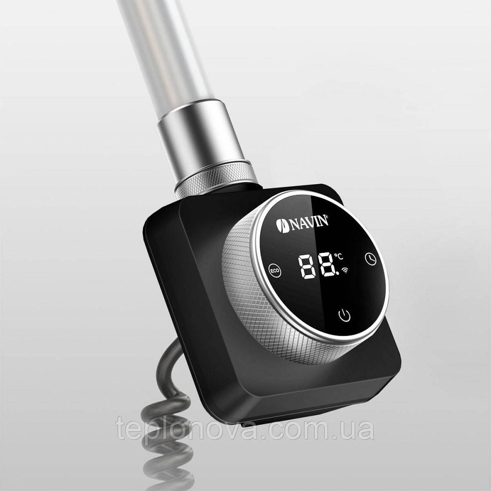 ТЕН для сушарки для рушників NAVIN Accorto 300 W чорний з Wi-Fi Чернівці - фото 1