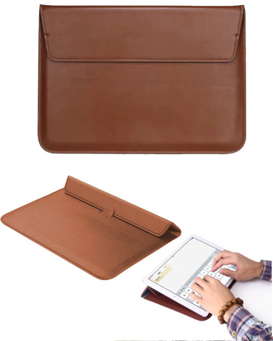 Чохол-конверт VitoCase для Chuwi HiPad X Pro, з функцією підставки для планшета Чорний Бордовий Київ - фото 9