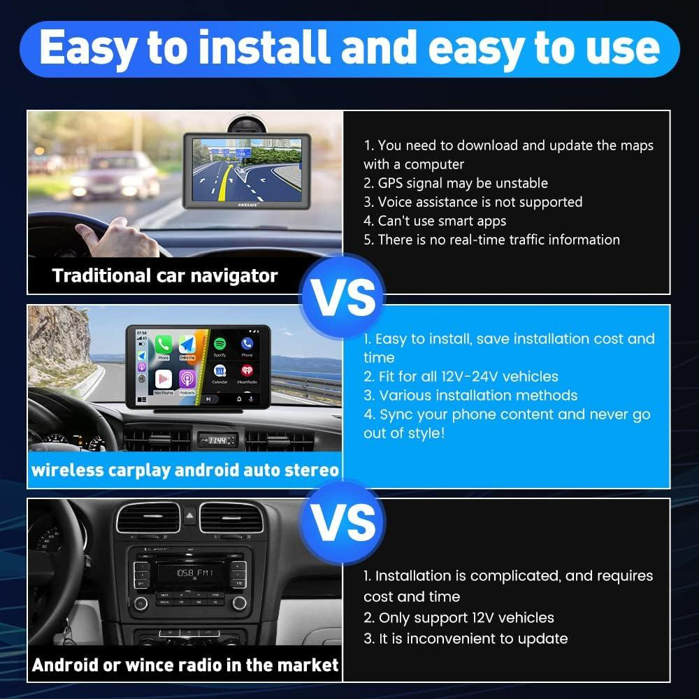 Мультимедіа монітор NP-70 7" Auto Carplay Wireless Wifi, Bluetooth, FM Вінниця - фото 6