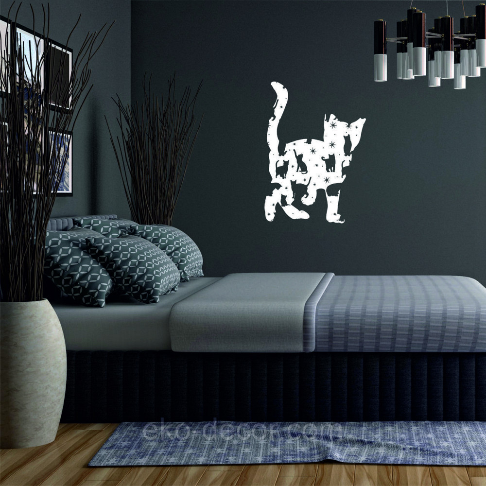 Декоративне настінне 3D Панно «Кошеня» Декор на стіну з об'ємом Київ - фото 3