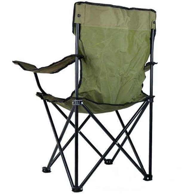 Туристическое Кресло до 120 кг с подстаканником и чехлом Mil-Tec от Sturm (14445001) Olive Нововолынск - изображение 3