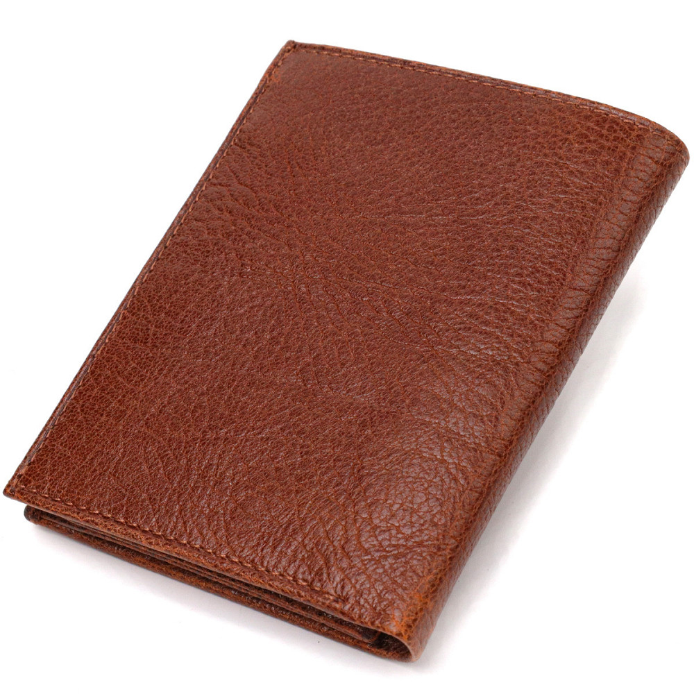 Интересный компактный кошелек для мужчин из натуральной кожи флотар CANPELLINI 21874 Коричневый Киев - изображение 2