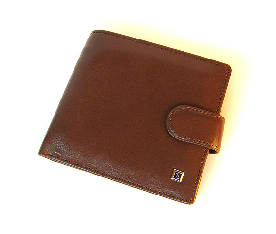 Гаманець чоловічий коричневий натуральна шкіра Dr. Bond Київ - фото 1
