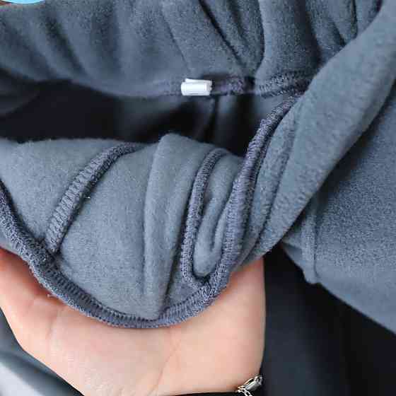 Дитячий теплий Флісовий термо костюм (зіпка з капюшоном+штани палаццо)оливковий Кам'янець-Подільський