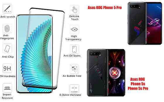 Захисне скло HyperGlass Pro для Asus ROG Phone 5 Pro, Phone 5s, Phone 5s Pro – максимальна чутливість та захист Київ