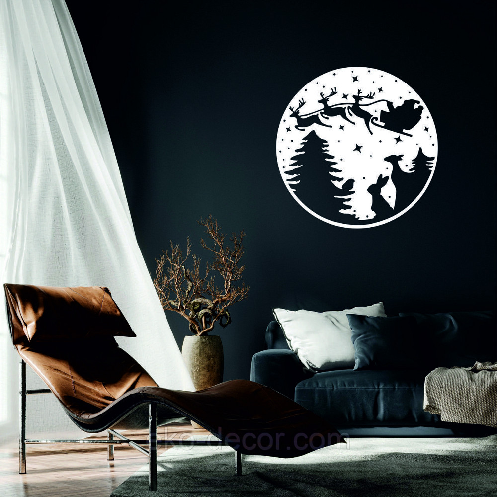 Декоративне настінне Панно «Новий рік», Декор на стену Київ - фото 1