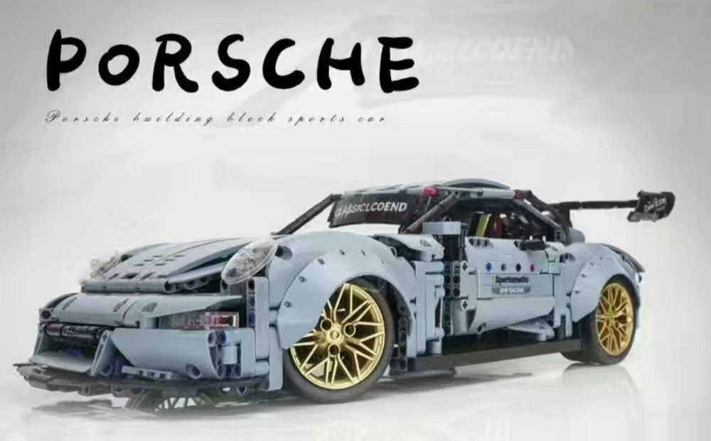 Конструктор машинка  Technic Porsche 911  975 деталей,в маштабі 1:14  975 деталей Порш 911 в коробці Киев - изображение 6