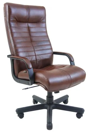 Офісне Крісло Керівника Richman Orion Madras Пластік Річ М2 AnyFix Коричневий Київ